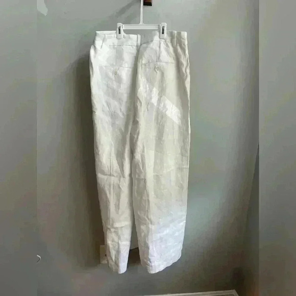 NWT! Madewell The Harlow Wide-Leg Pant in 100% Linen Size 14 - Picture 7 of 7